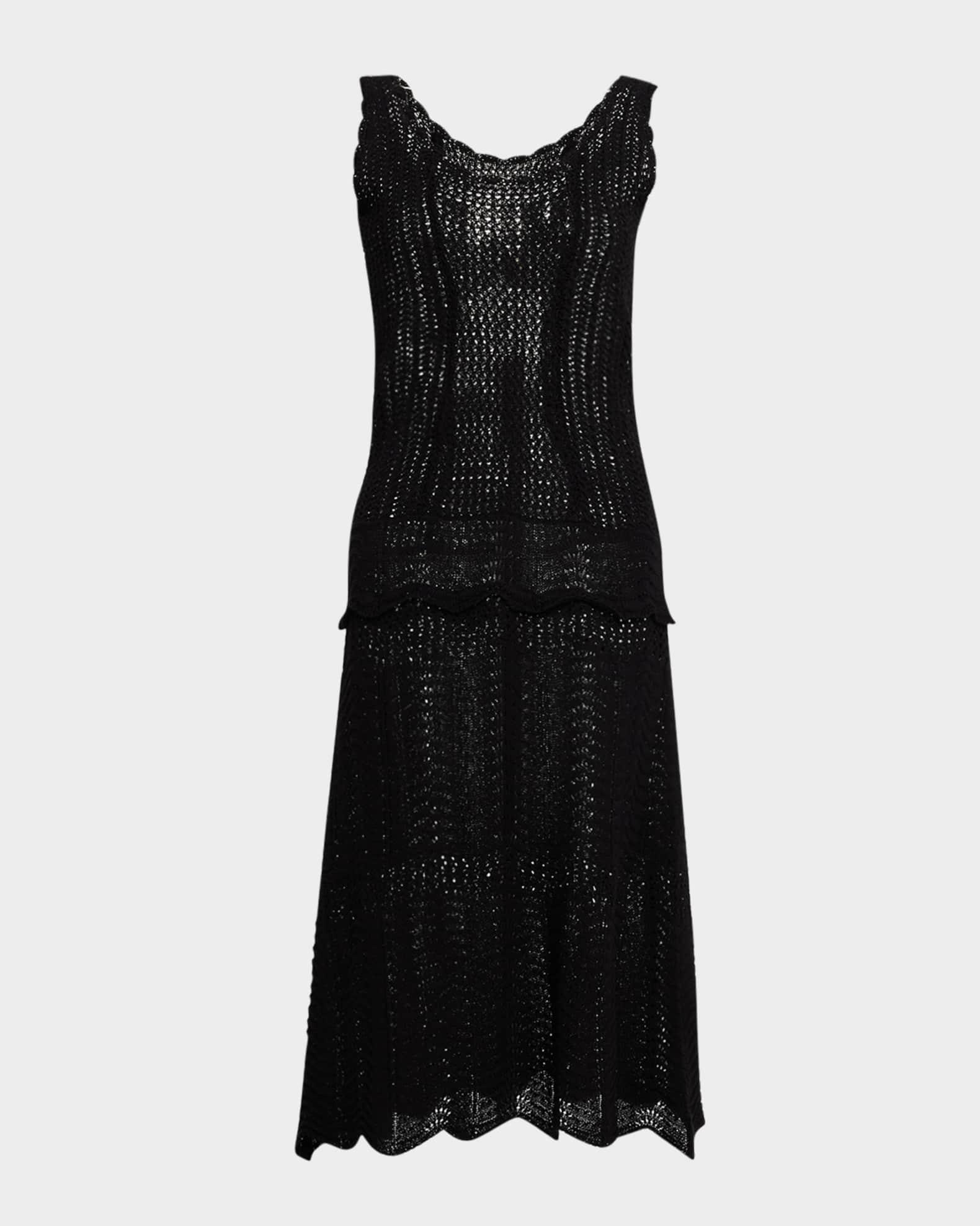 Crochet Scoop-Neck Tank Dress Product Image