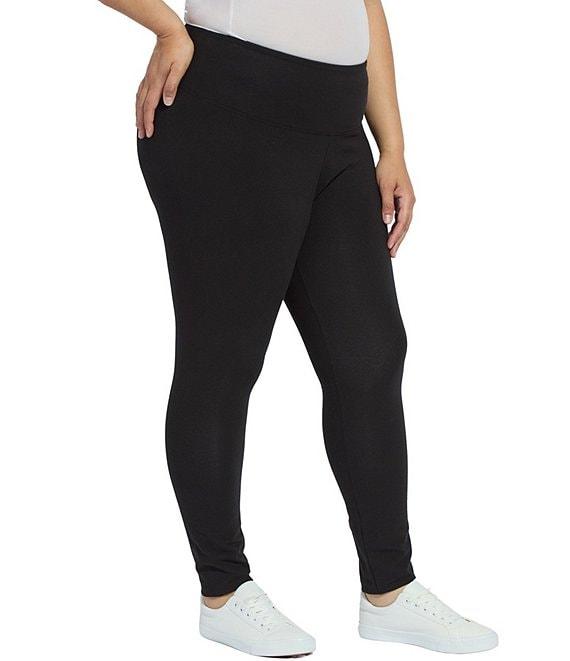 Lysse Plus Size Flattering Cotton Stretch Leggings Product Image