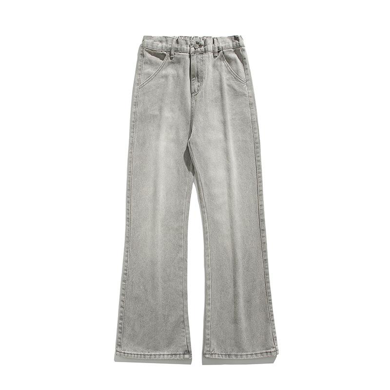 Men's American Retro High Street Loose Straight Jeans Product Image