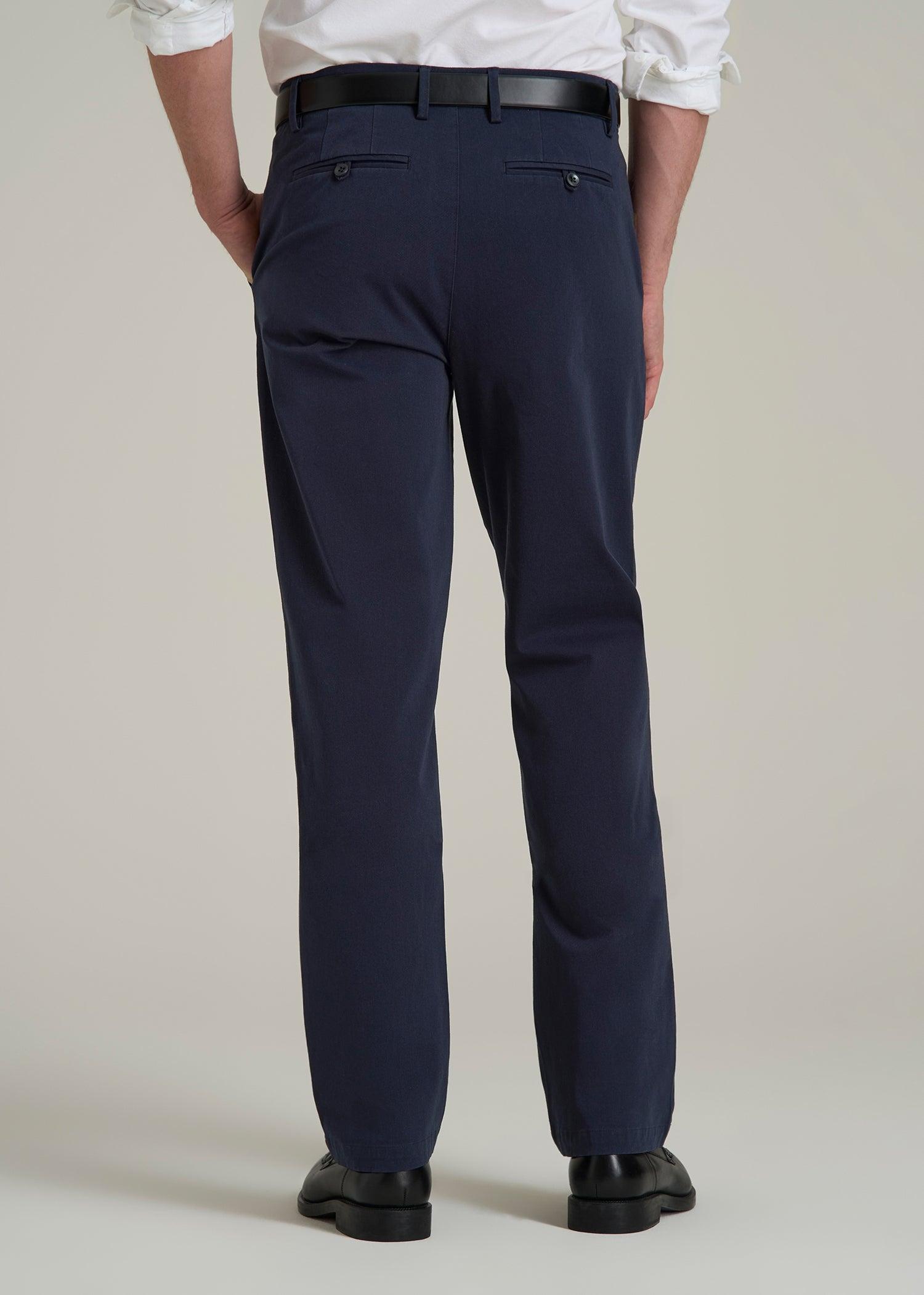 4-Way Stretch Commuter Tapered Chino Pants for Tall Men in Patriot Blue Male Product Image