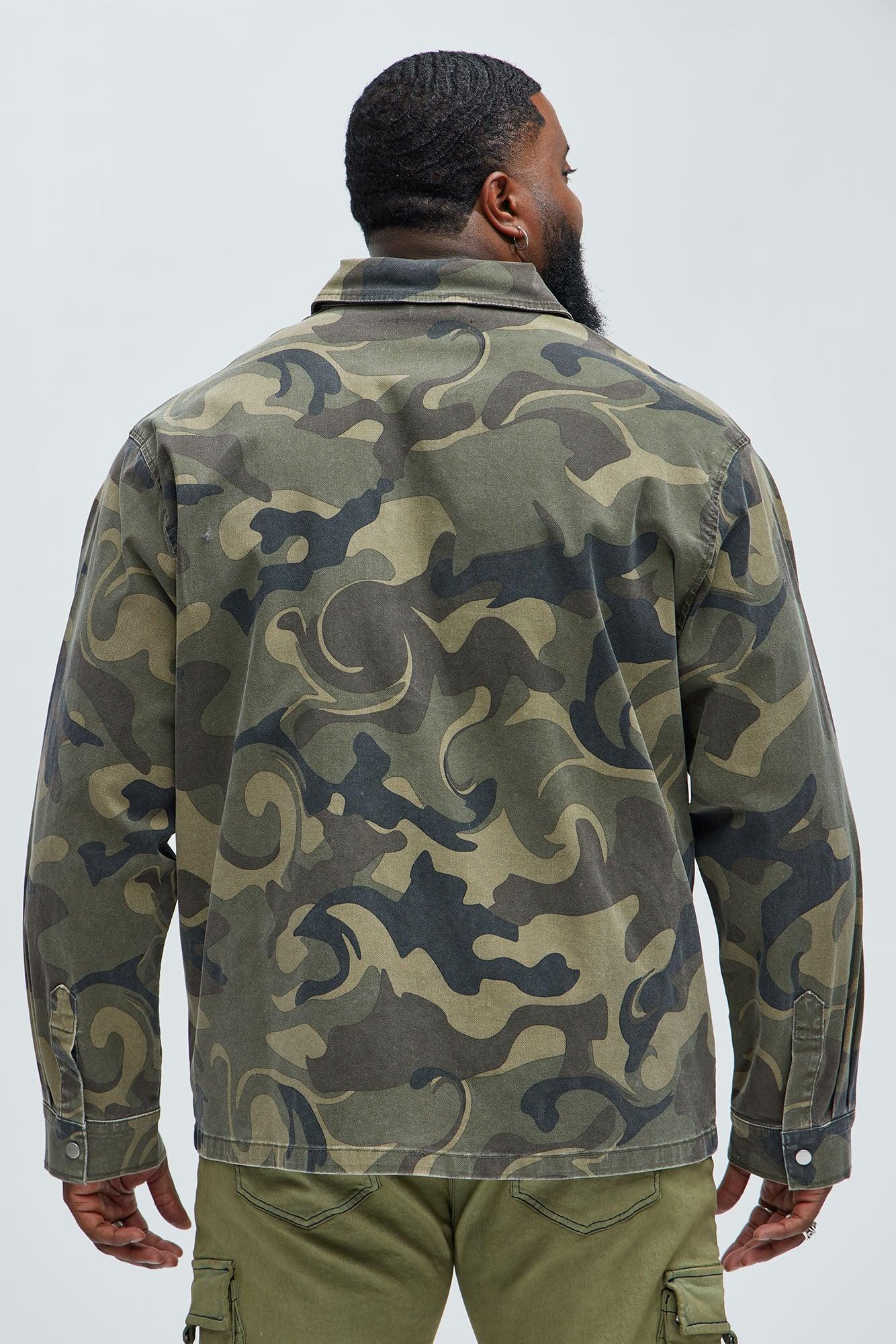 Won't Do Camo Long Sleeve Shirt - Camouflage Product Image