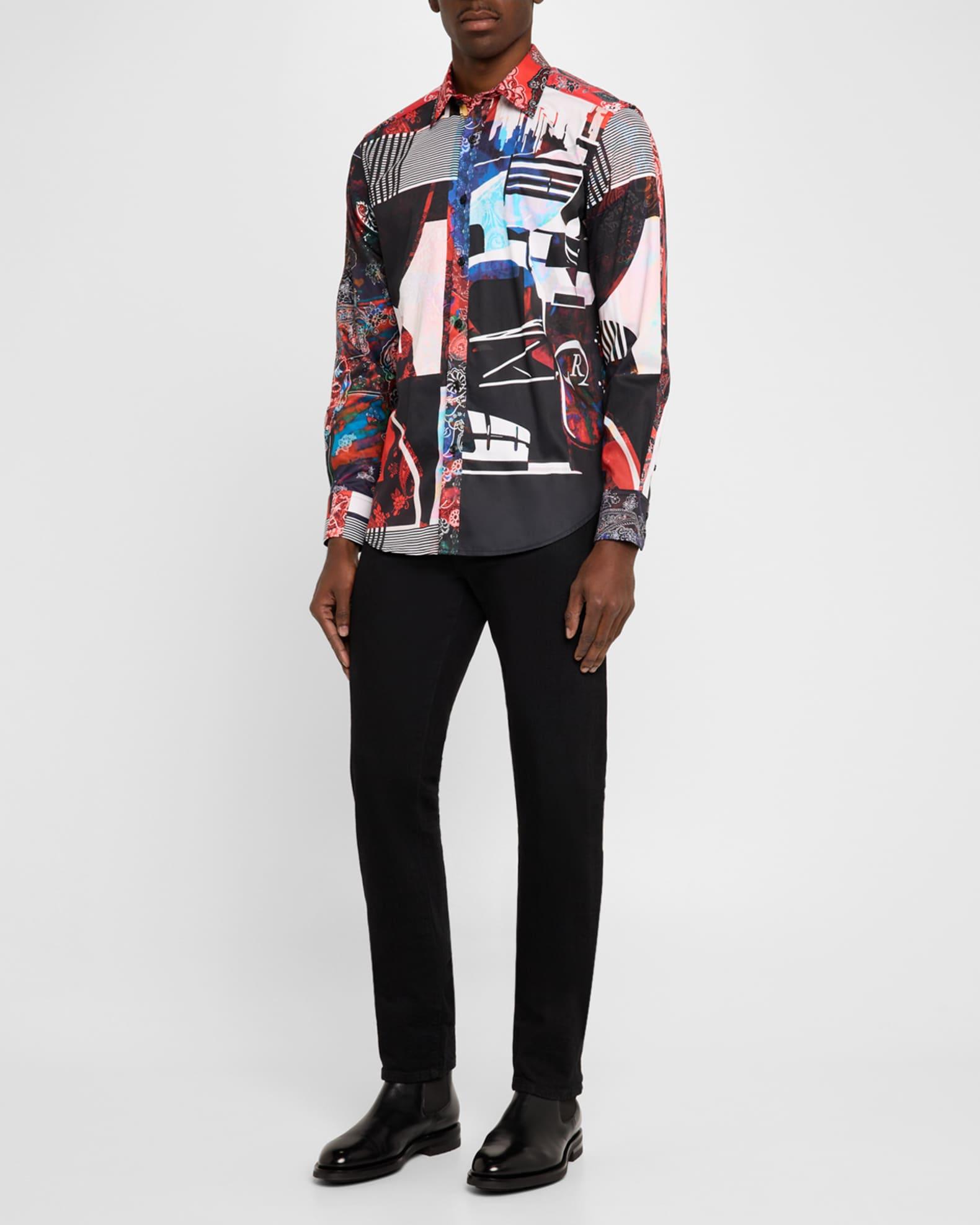 Mens Winners Circle Cotton Stretch Sport Shirt Product Image