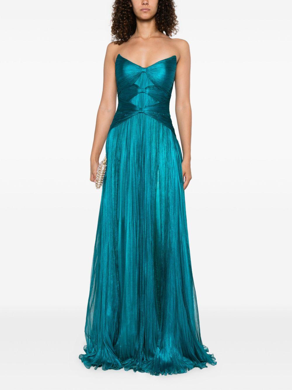 Star bow-embellished maxi dress Product Image