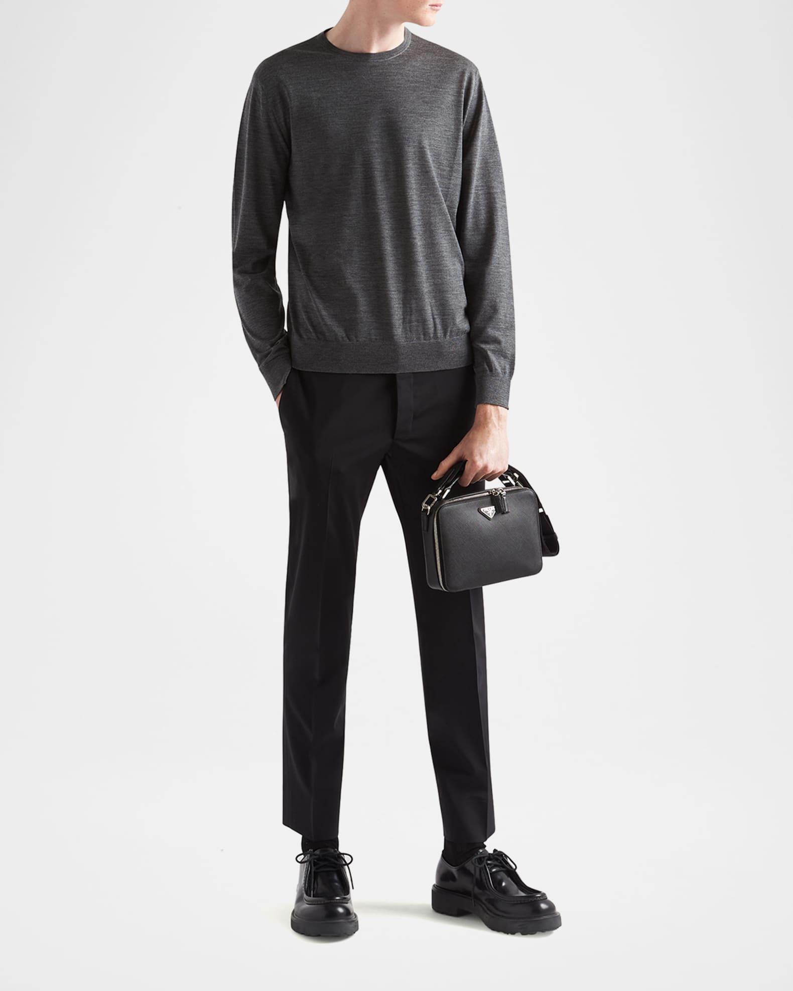 Men's Slim Stretch-Wool Pants Product Image