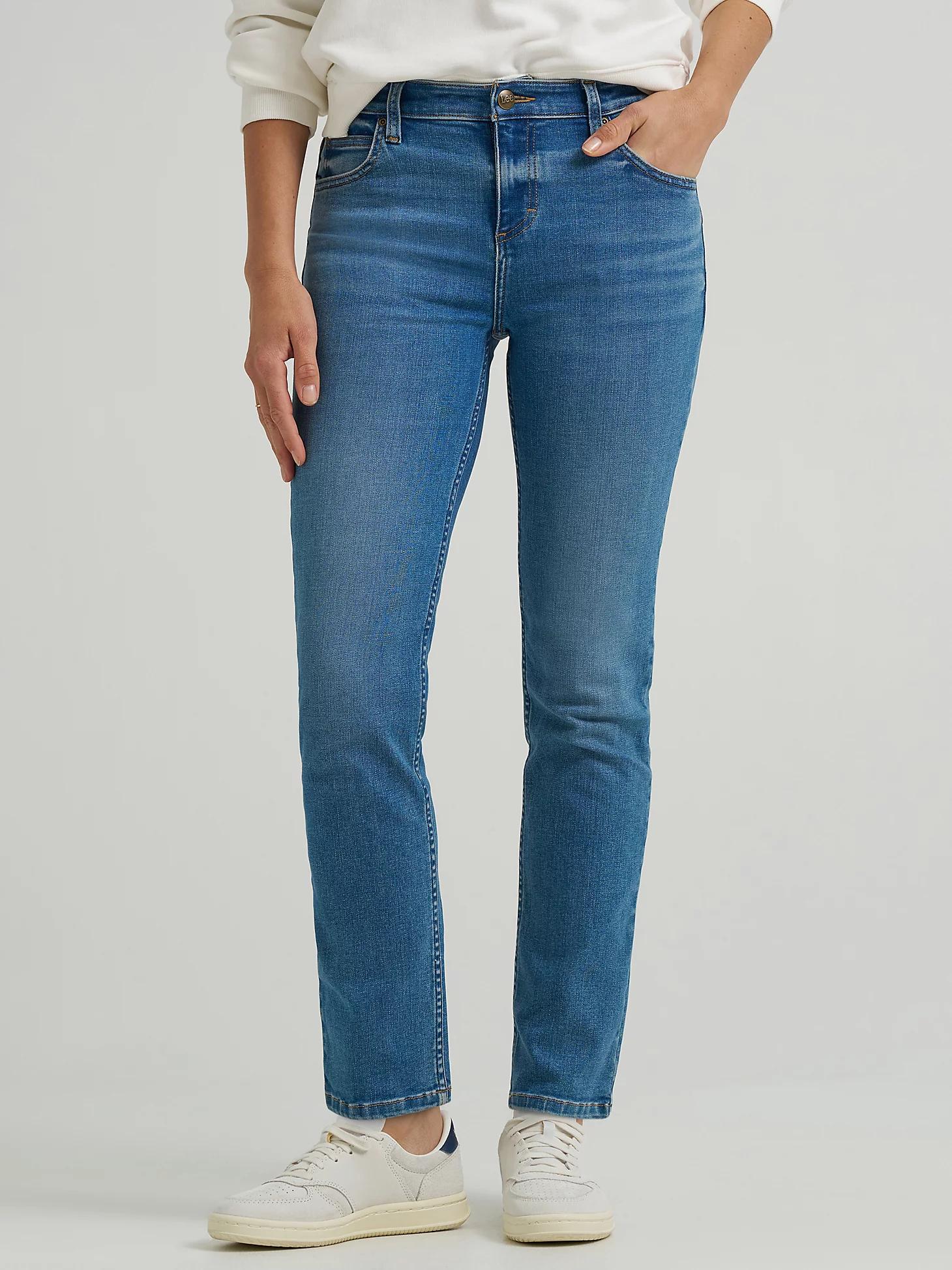 Women's Legendary High Rise Slim Straight Jean | Women's Jeans | Lee® Product Image