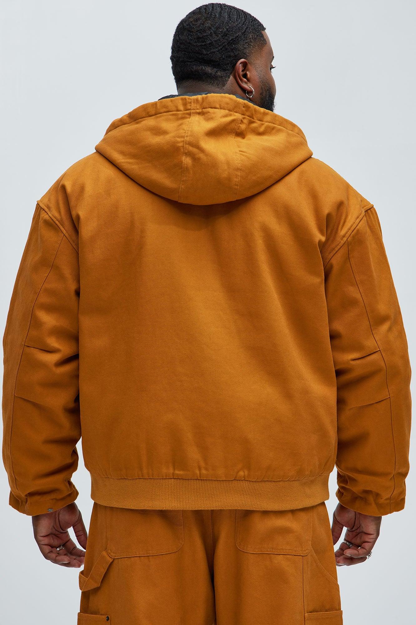Alexander Utility Canvas Hooded Jacket - Tan Product Image