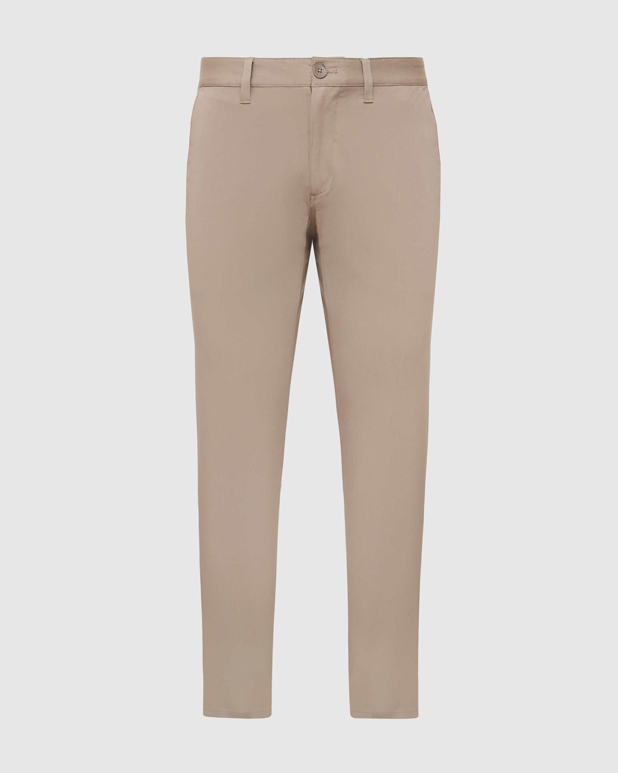 Khaki Slim Twill Chino Pant Product Image