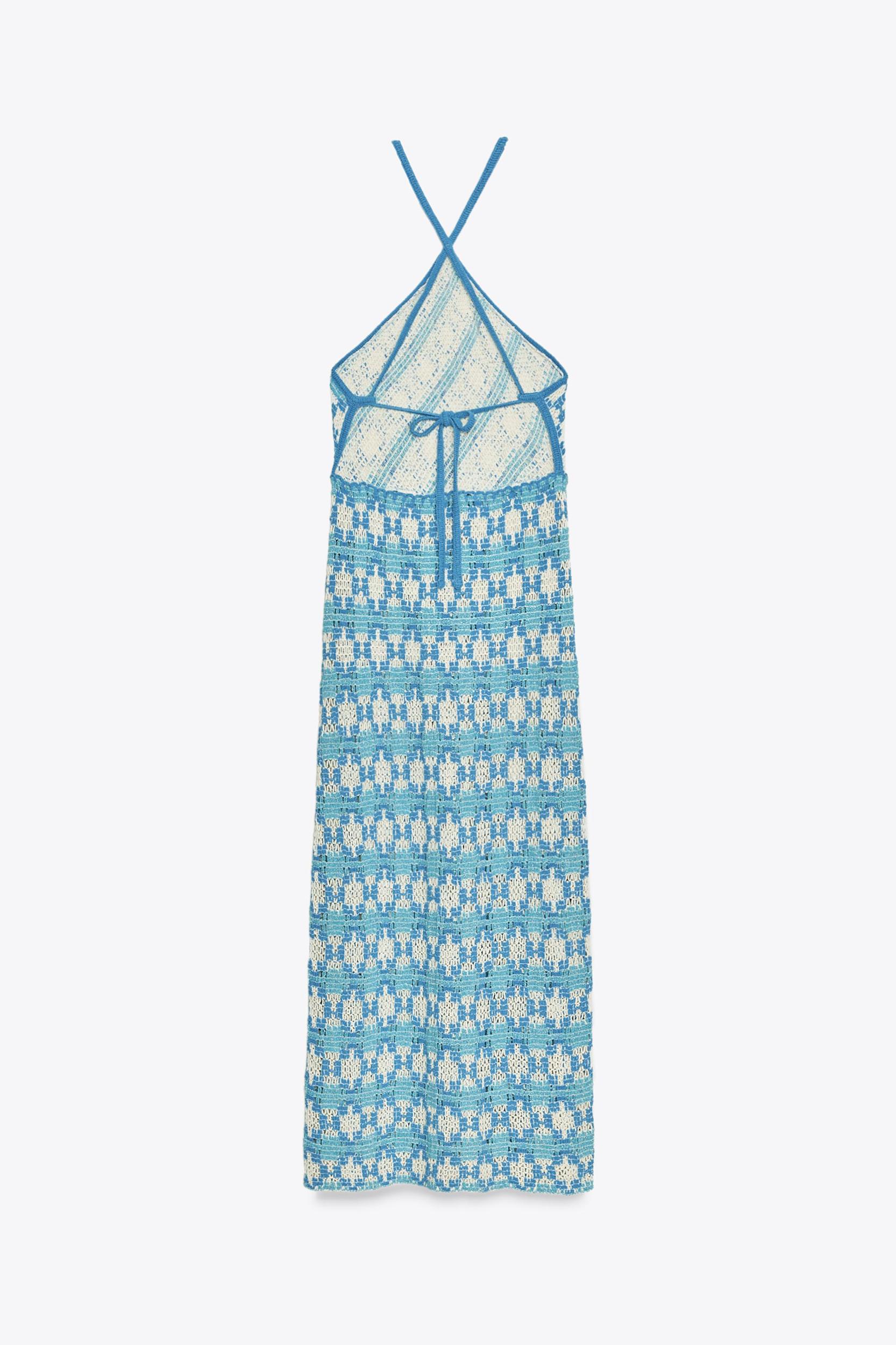 KNIT HALTER DRESS Product Image