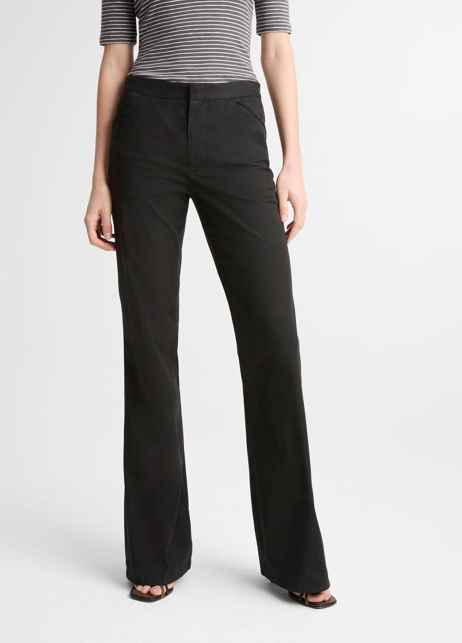 Italian Stretch-Cotton Flare Pant Product Image