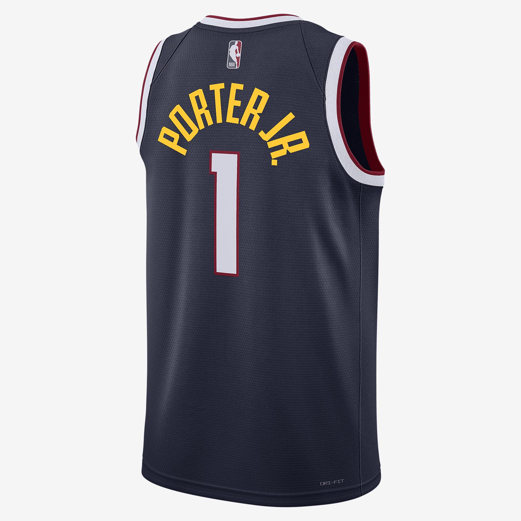 Unisex Nike Michael Porter Jr. Navy Denver Nuggets Swingman Jersey - Icon Edition, Adult Unisex,  Product Image