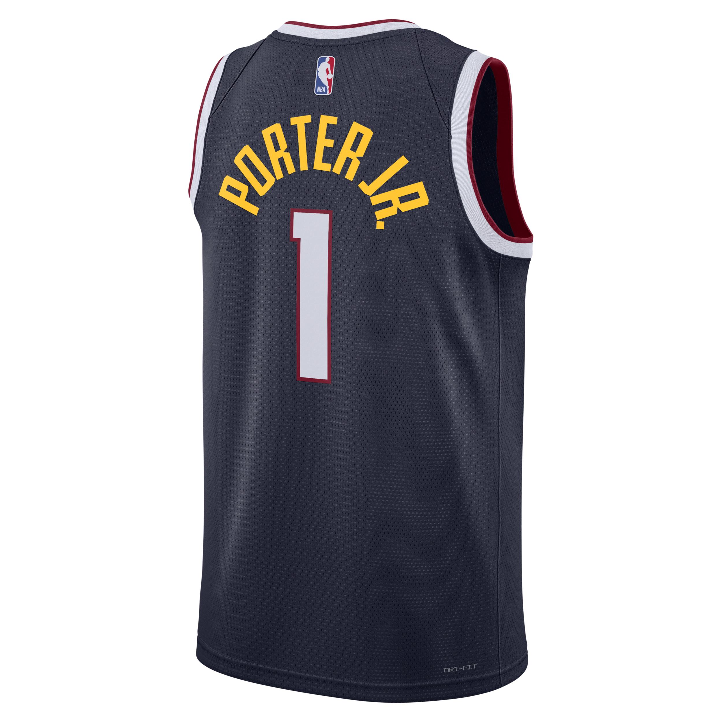 Unisex Nike Michael Porter Jr. Navy Denver Nuggets Swingman Jersey - Icon Edition, Adult Unisex,  Product Image