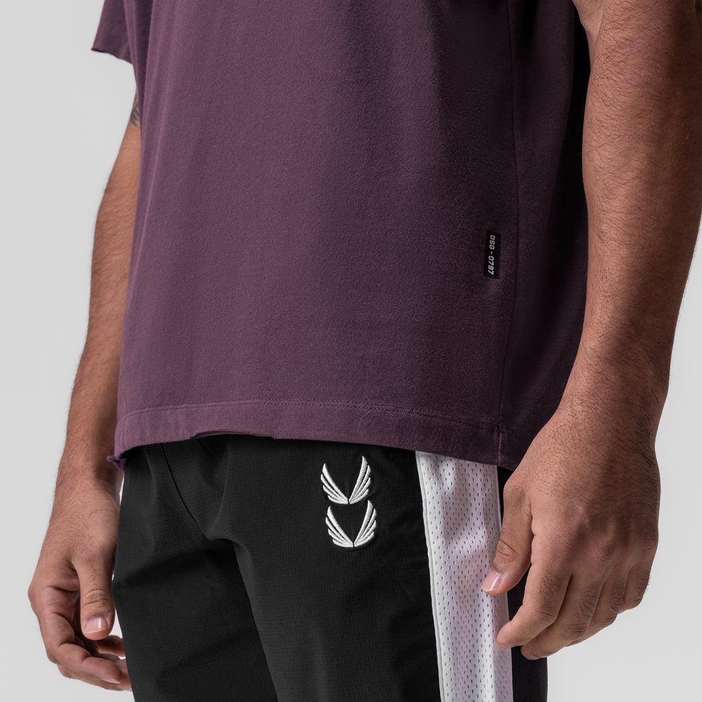 0797. Tech Essential™ Relaxed Tee - Black "Space Bracket" Product Image