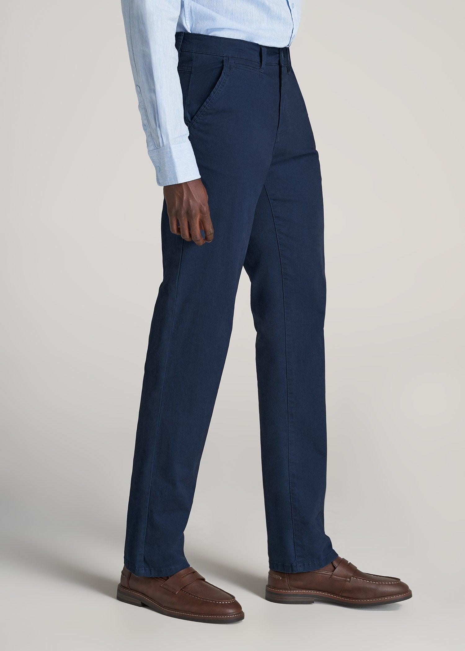 J1 STRAIGHT Leg Chinos for Tall Men in Marine Navy Male Product Image