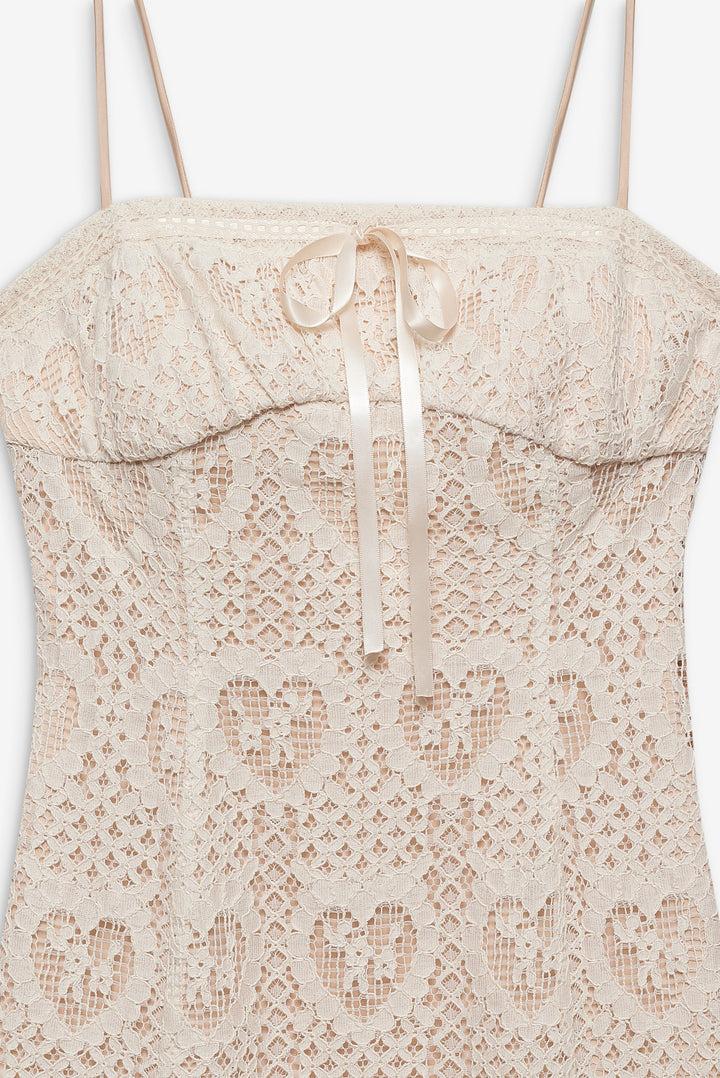 Claire Mini Dress — Cream Product Image