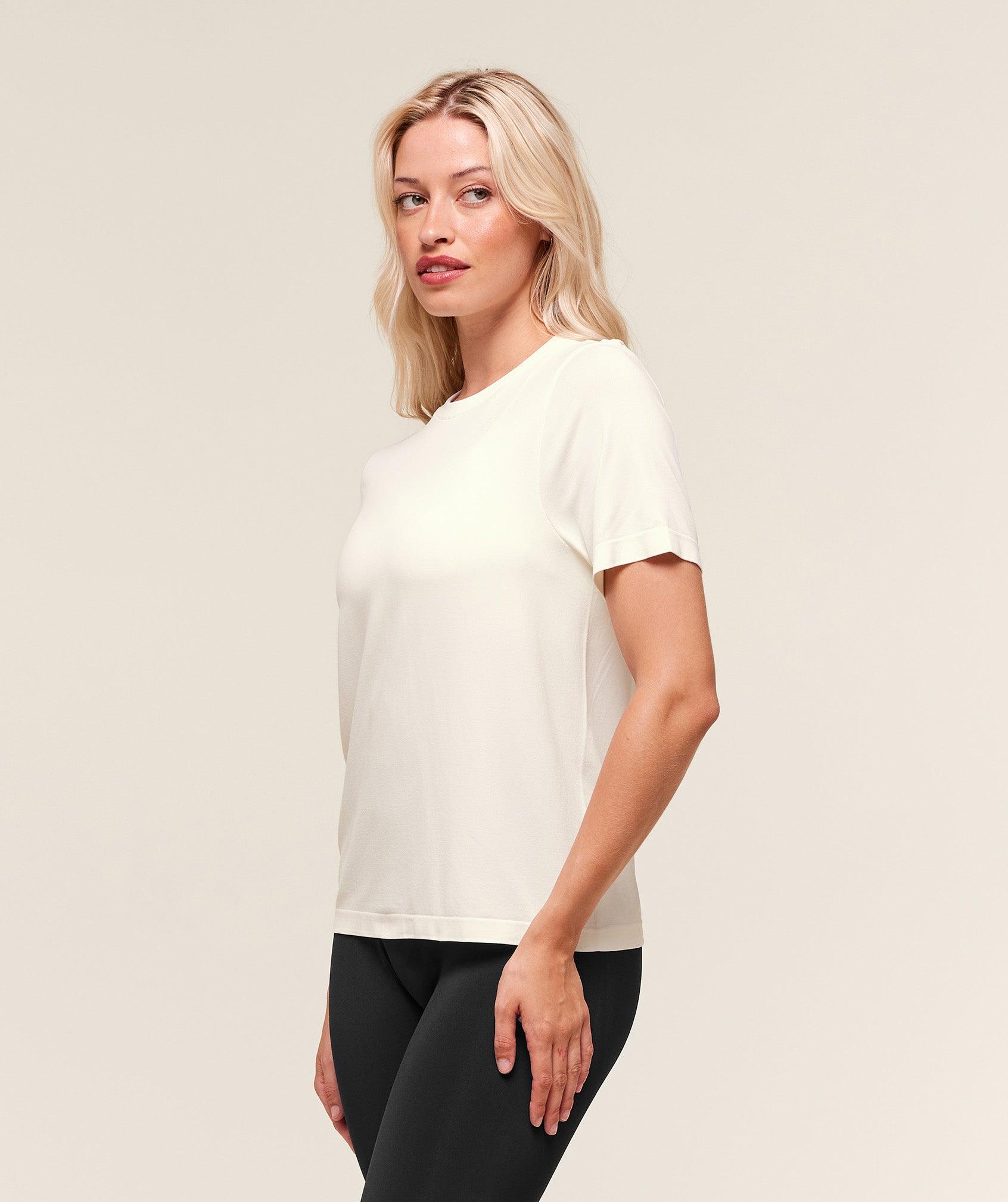 Gymshark Everyday Seamless T-Shirt - Soft White Female Product Image