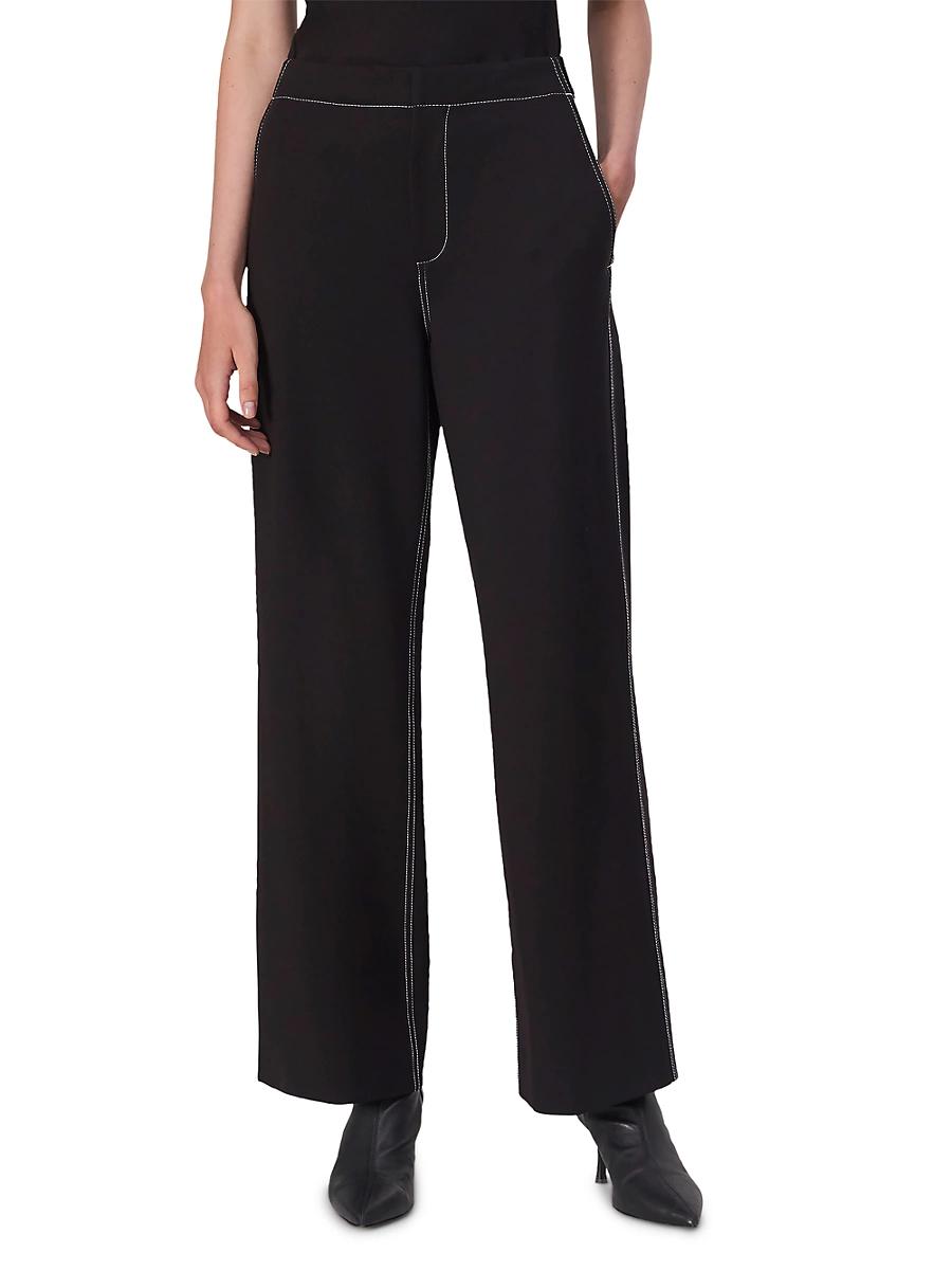 Womens Irina Contrast Stitch Pants Product Image