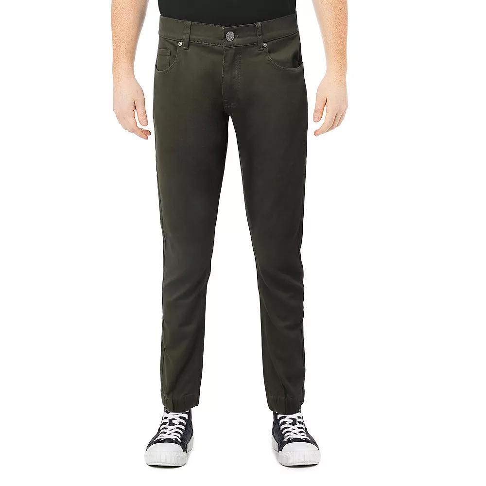 Men's Xray Slim-Fit Cuffed Twill Pants, Size: 34X30, Green Product Image
