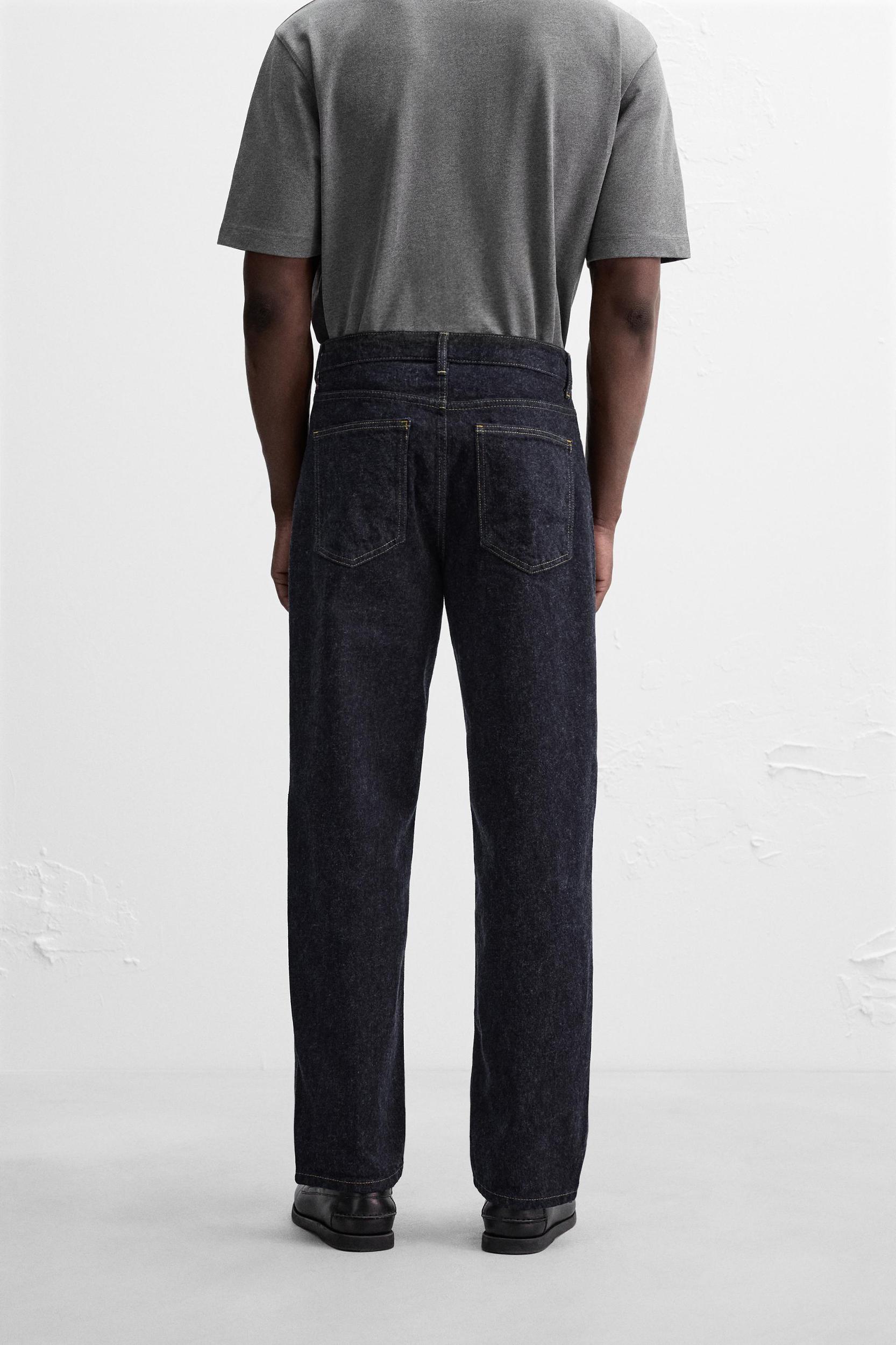 BRUSHED STRAIGHT FIT JEANS Product Image