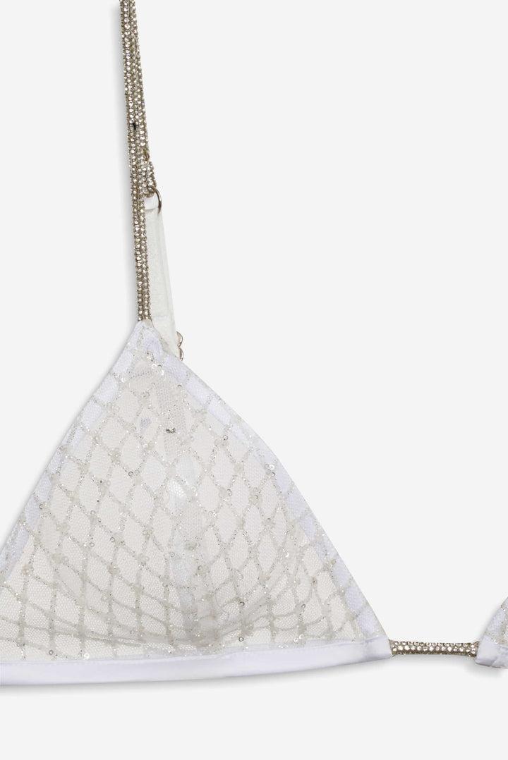 Glitter Bralette — White Product Image