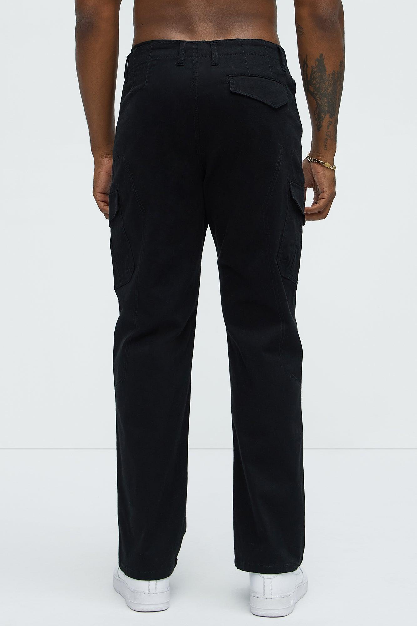 Bring Me Up Straight Cargo Pants - Black Product Image