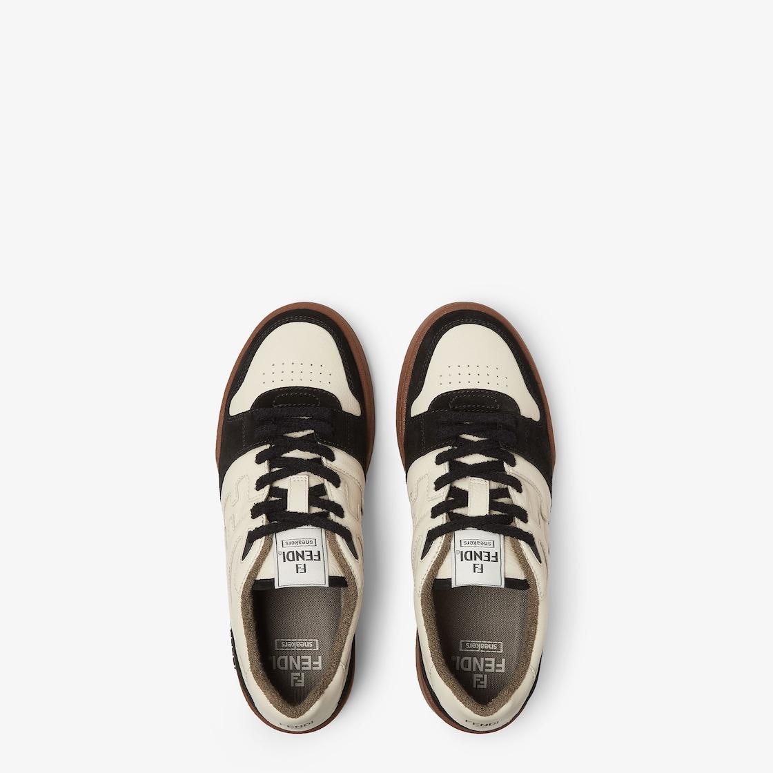 Fendi Match SneakersLow tops in black suede Product Image