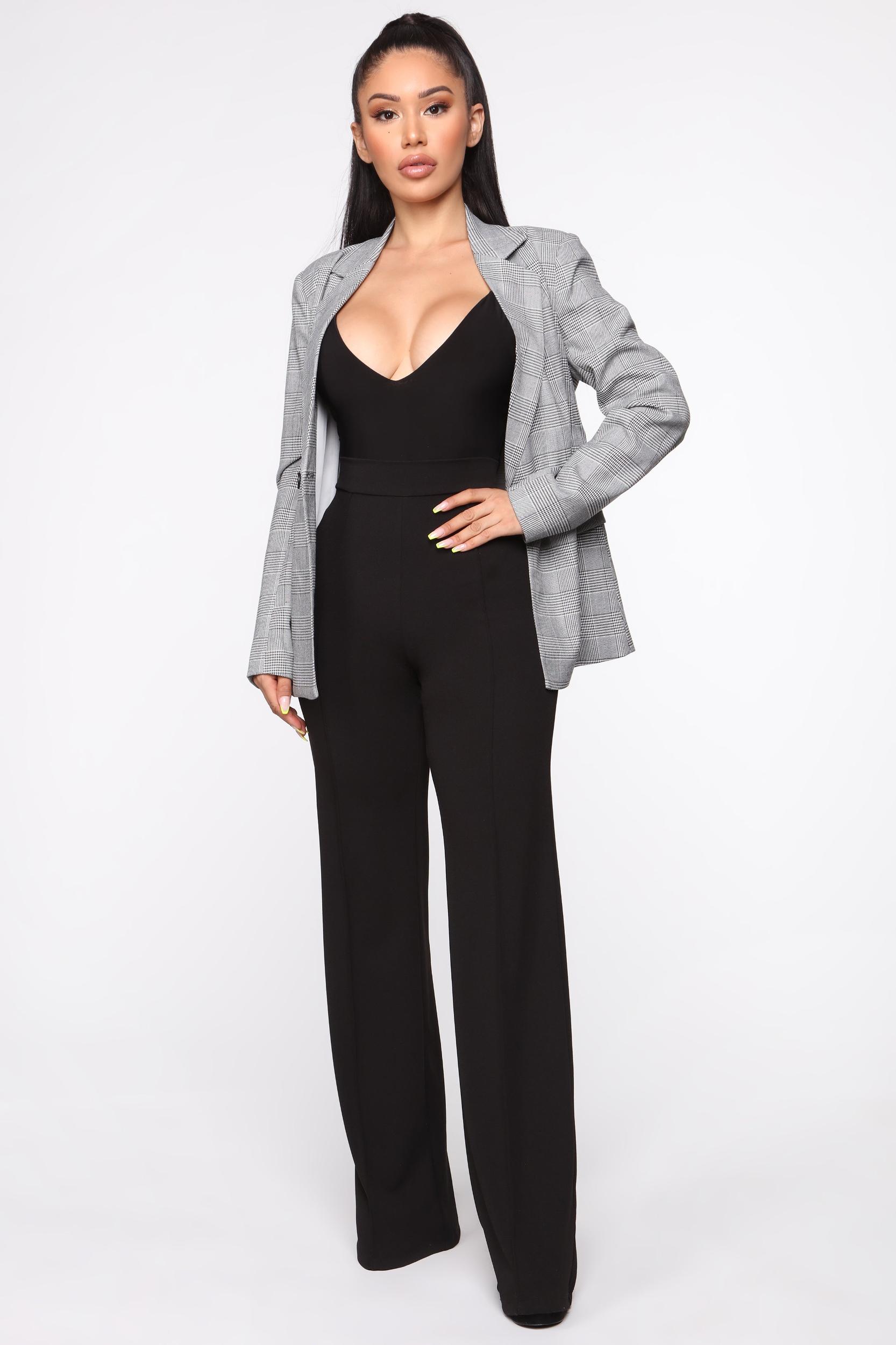 Victoria High Waisted Dress Pants - Black Product Image