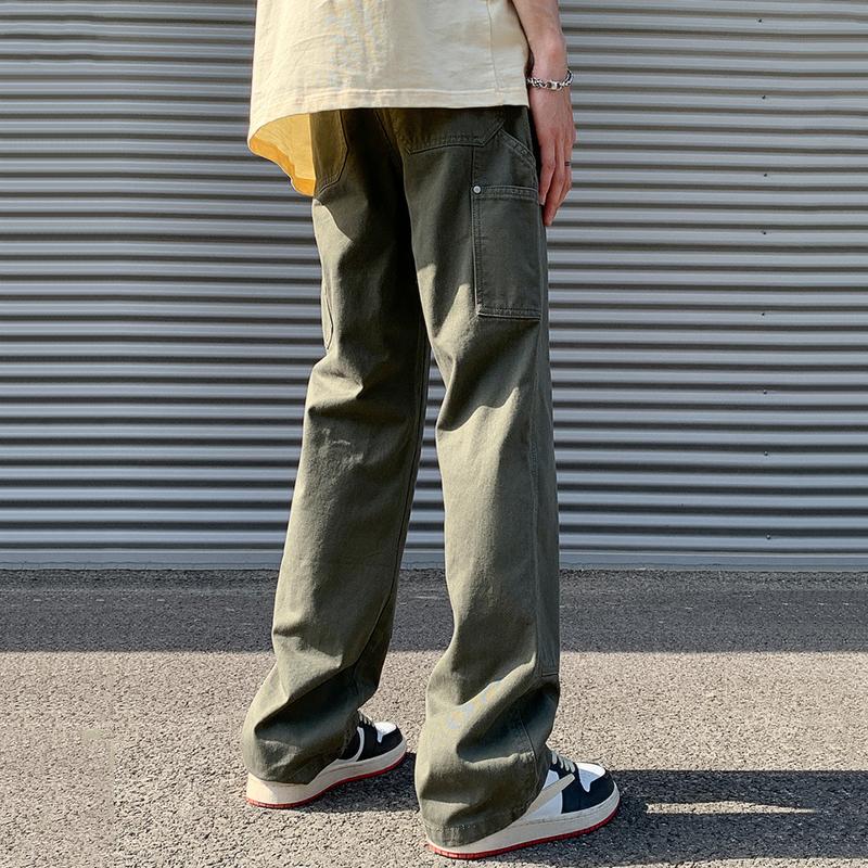 Men's Retro Street Logging Pants Product Image