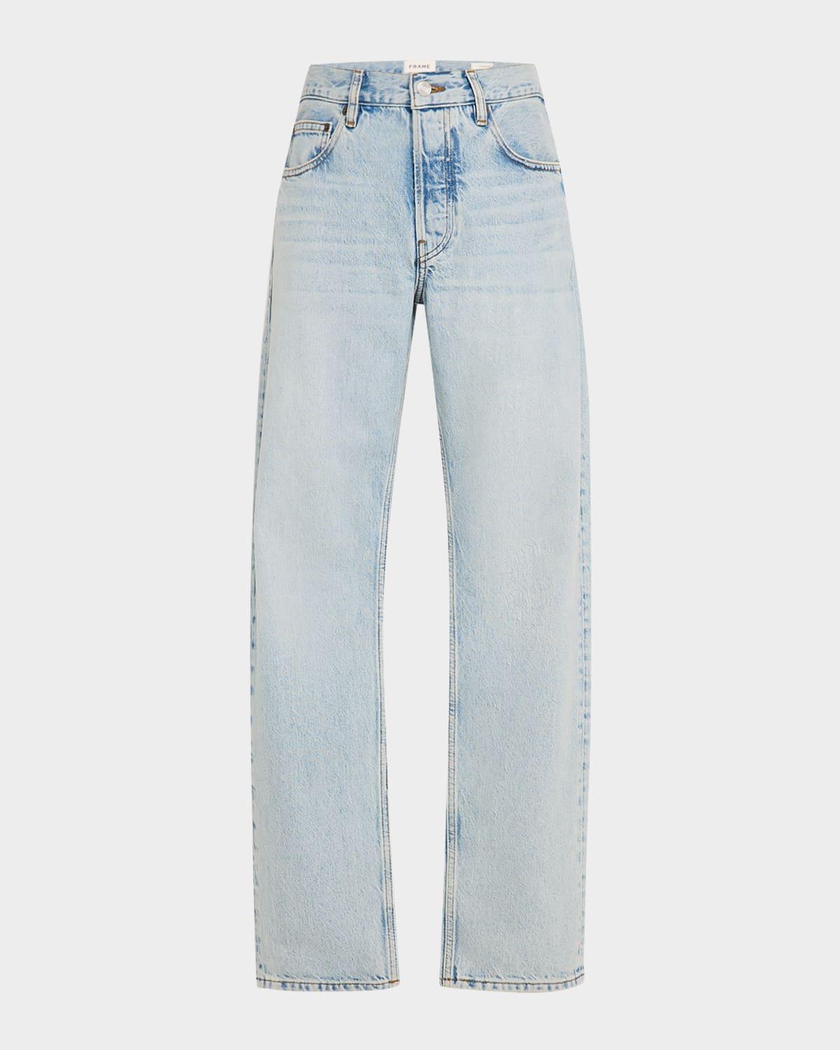 Mens The Straight Washed Jeans Product Image