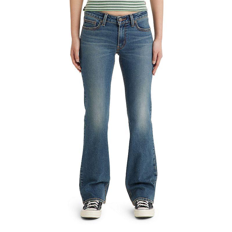Women's Levi's® Super Low-Rise Bootcut Jeans, Size: 32(US 14)Medium, Show On The Road Product Image