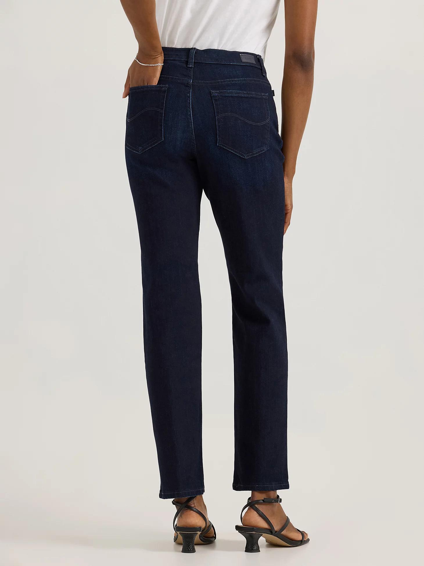 Women’s Stretch Relaxed Fit Straight Leg Jean | Women's Jeans | Lee® Product Image