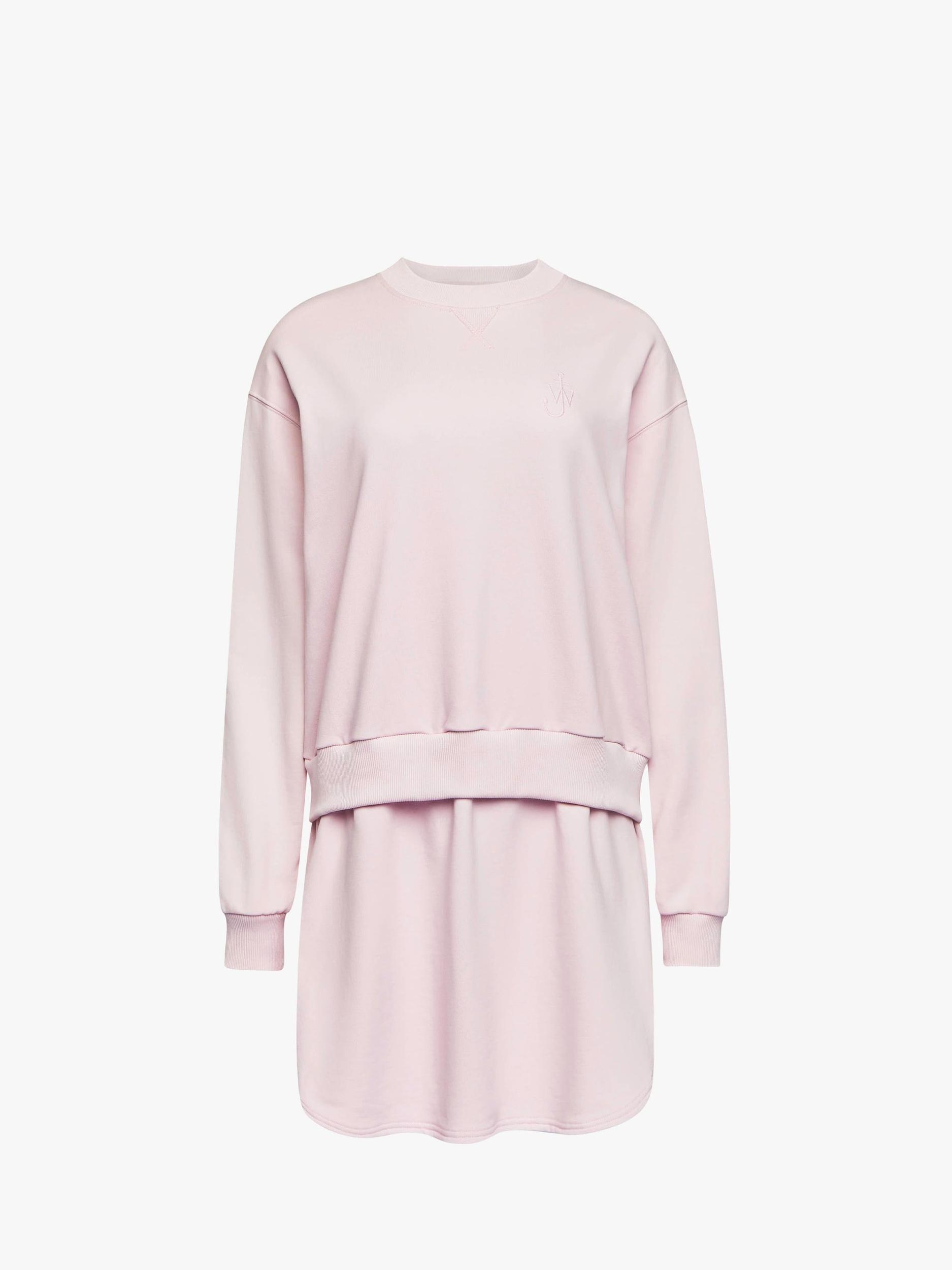 LAYERED SWEATSHIRT DRESS Product Image
