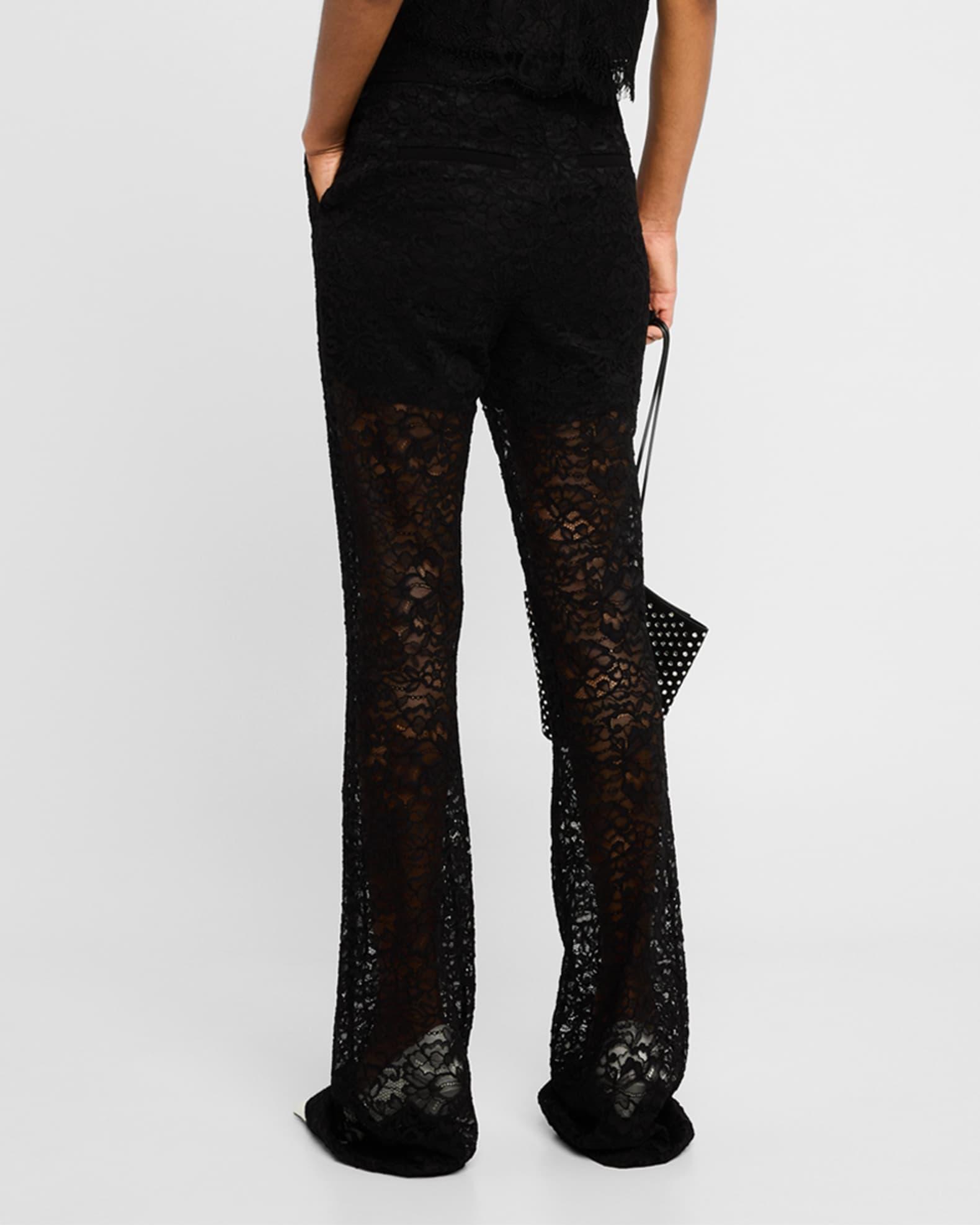 Gemma Straight-Leg Lace Pants Product Image
