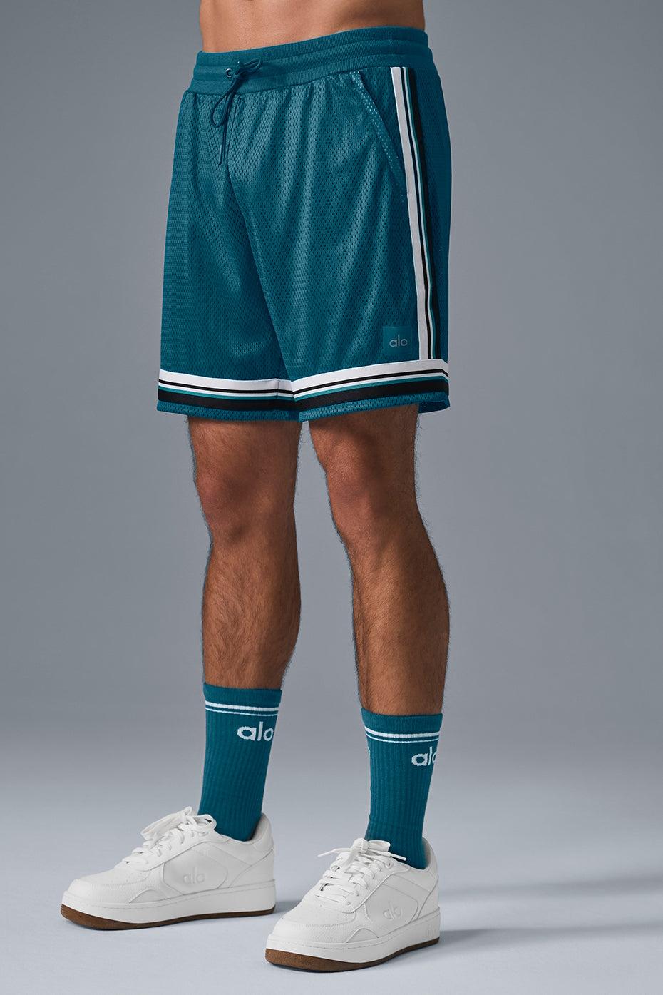 7" Key Mesh Basketball Short - Oceanic Teal Product Image
