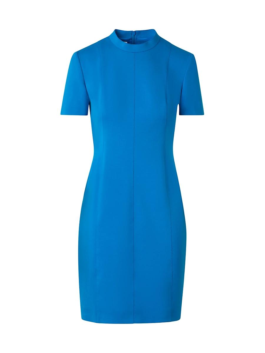 Womens Mockneck Shift Dress Product Image