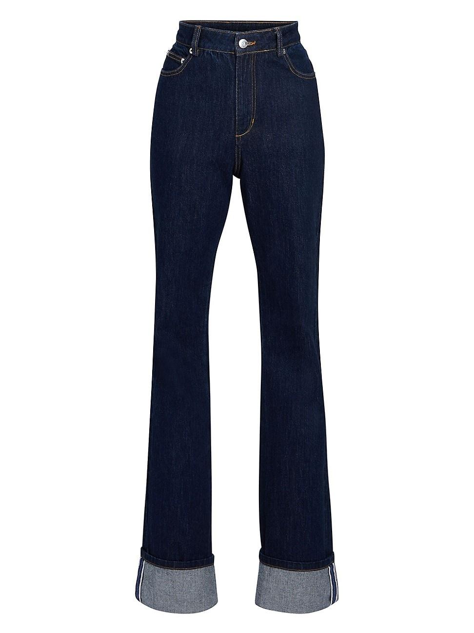Womens Ashton High Rise Slim Flare Jeans Product Image