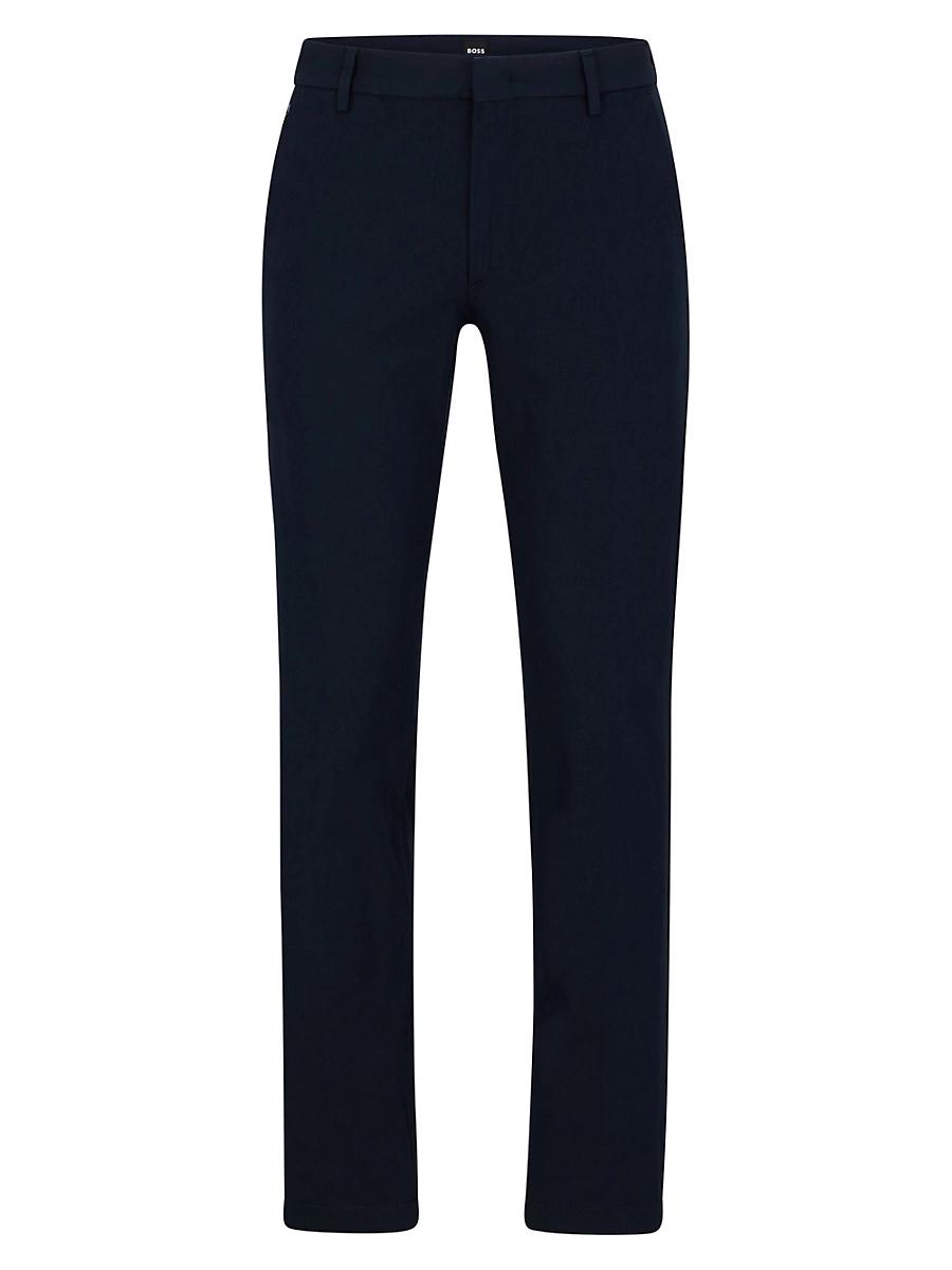 Mens Slim-Fit Trousers in Stretch Cotton Product Image