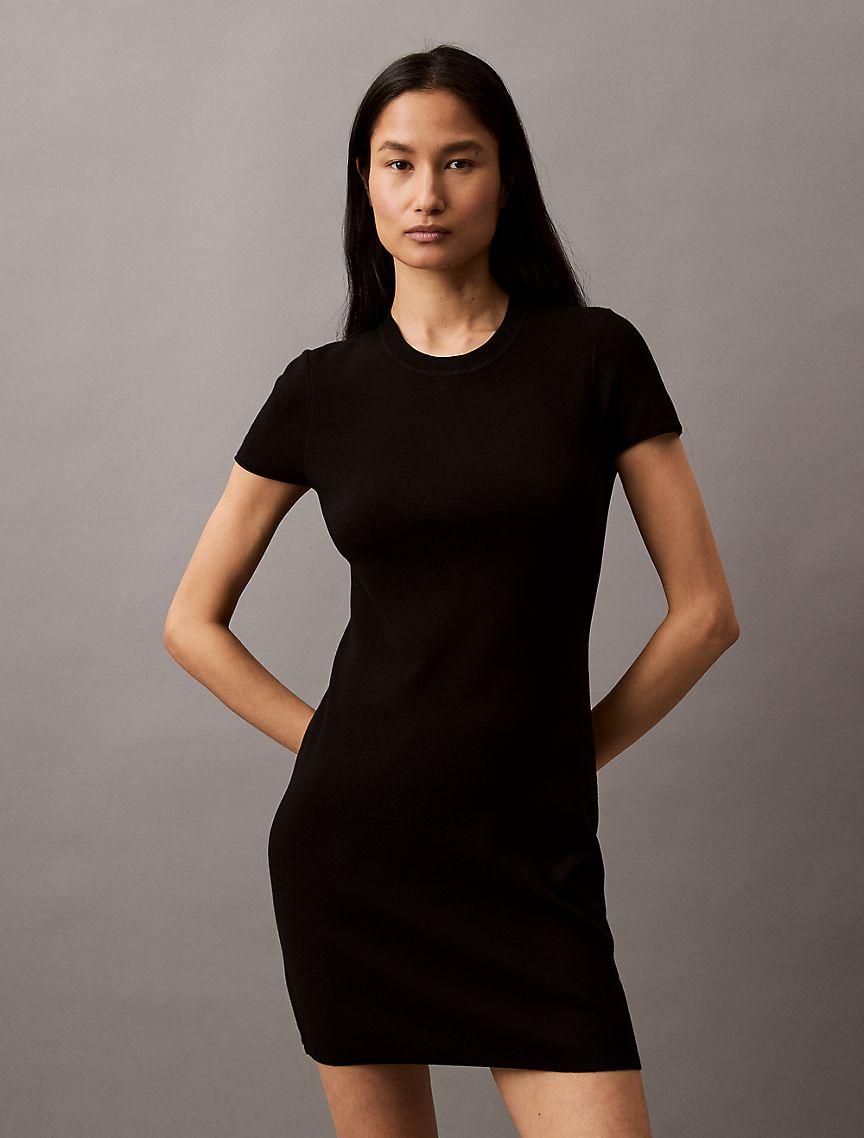 Tech Knit Short Sleeve Dress Product Image