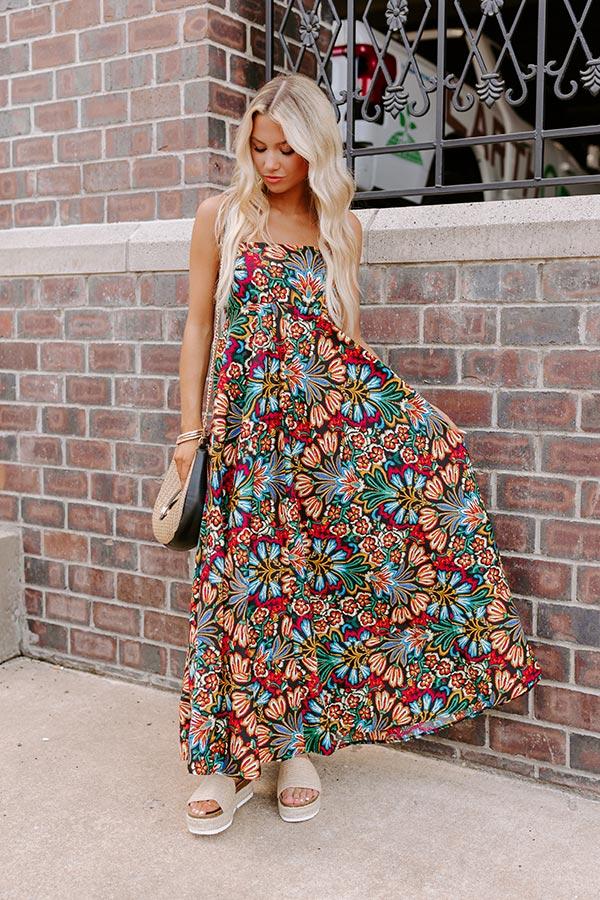 Secret Oasis Floral Maxi Dress Product Image