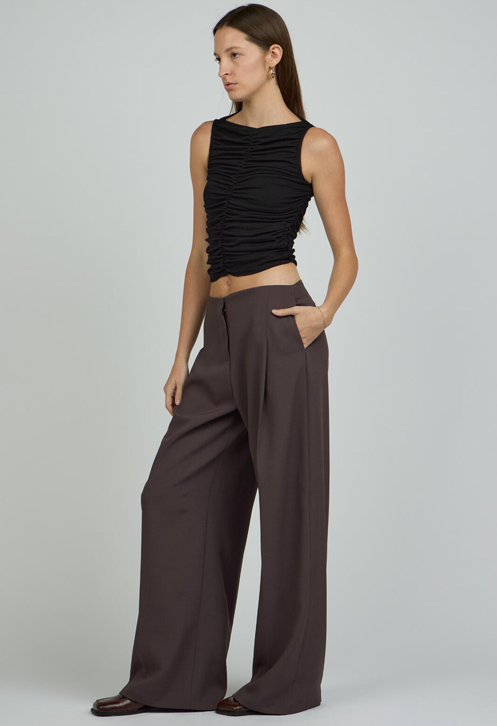 Veronica Trouser in Brown Product Image