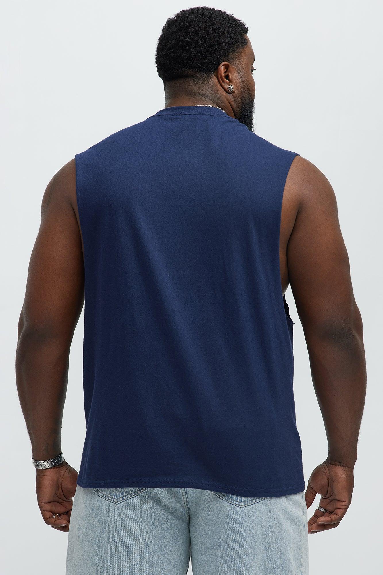 Summer League NYC Muscle Tee - Navy Male Product Image