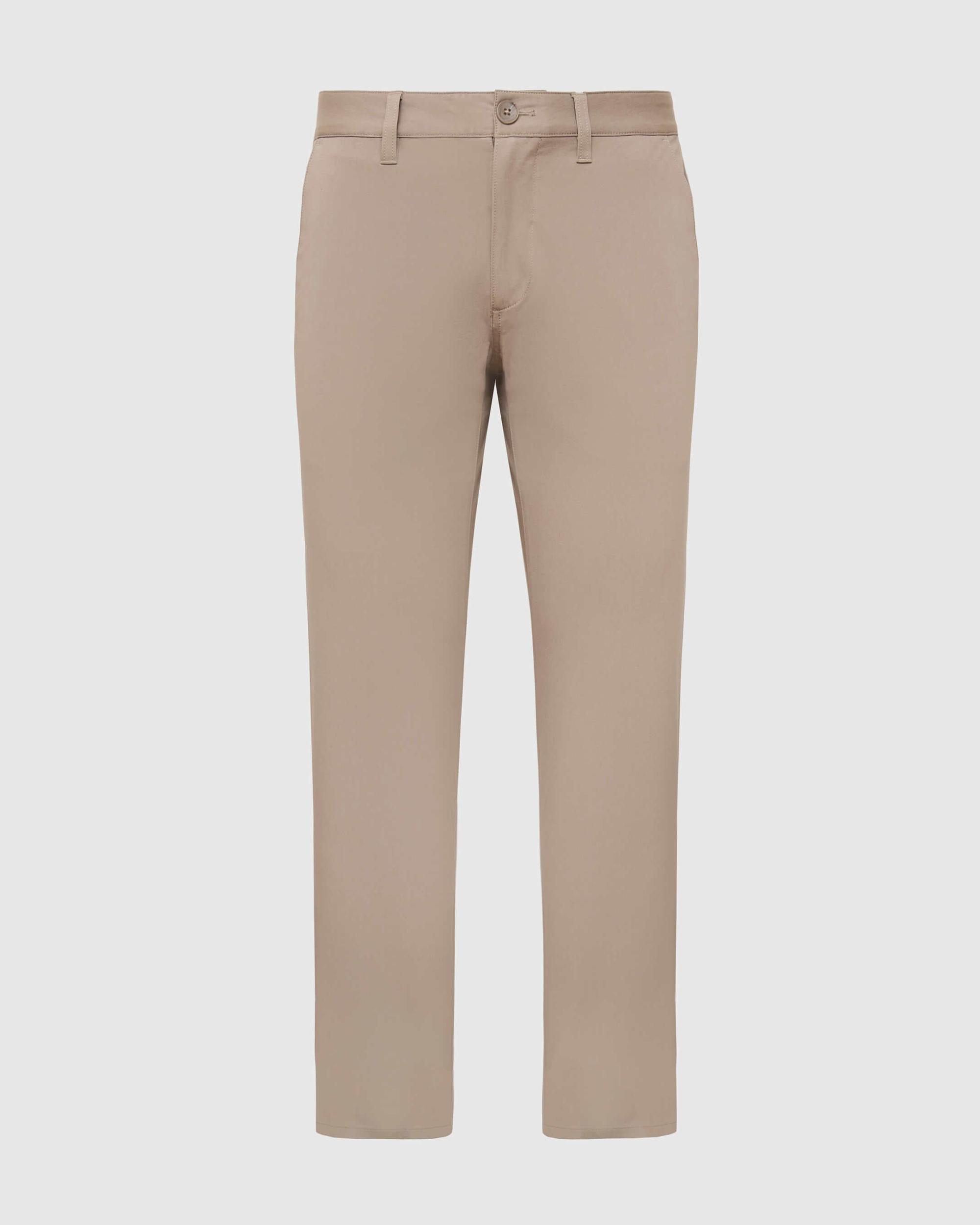 Khaki Straight Twill Chino Pant Product Image