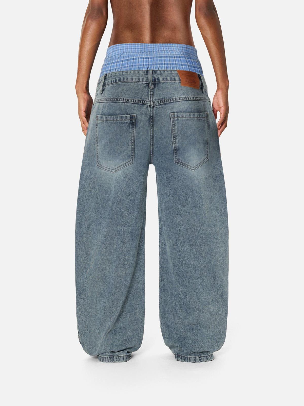 Aelfric Eden Double Waist Baggy Jeans Product Image