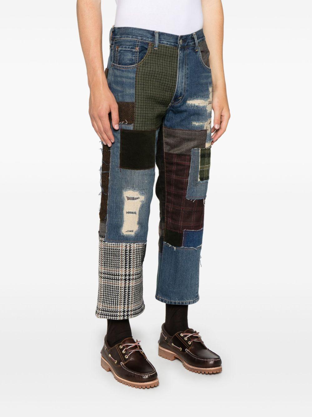 x Levi&apos;s® patchwork-design jeans Product Image