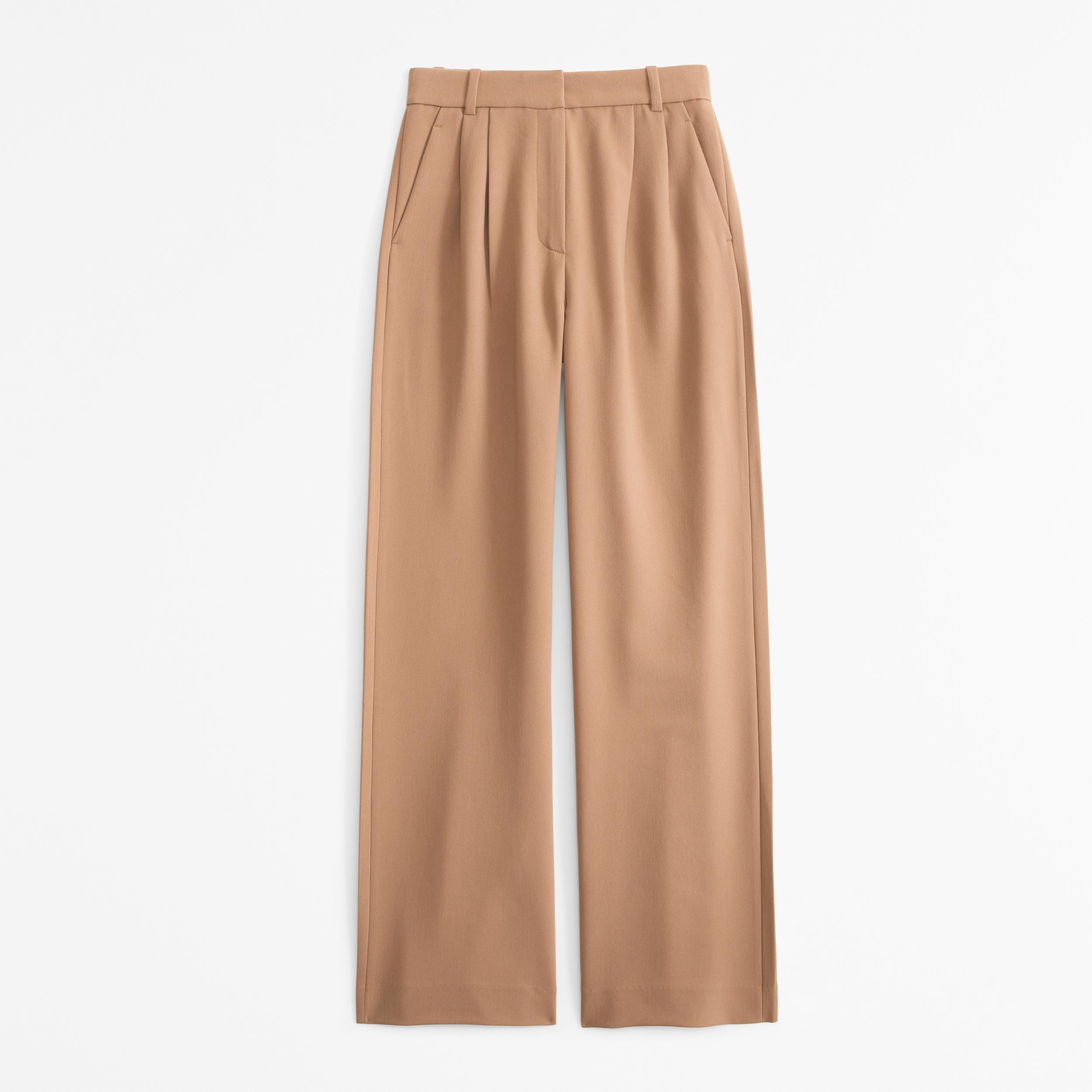 Curve Love A&F Sloane Tailored Wide Leg Pant Product Image