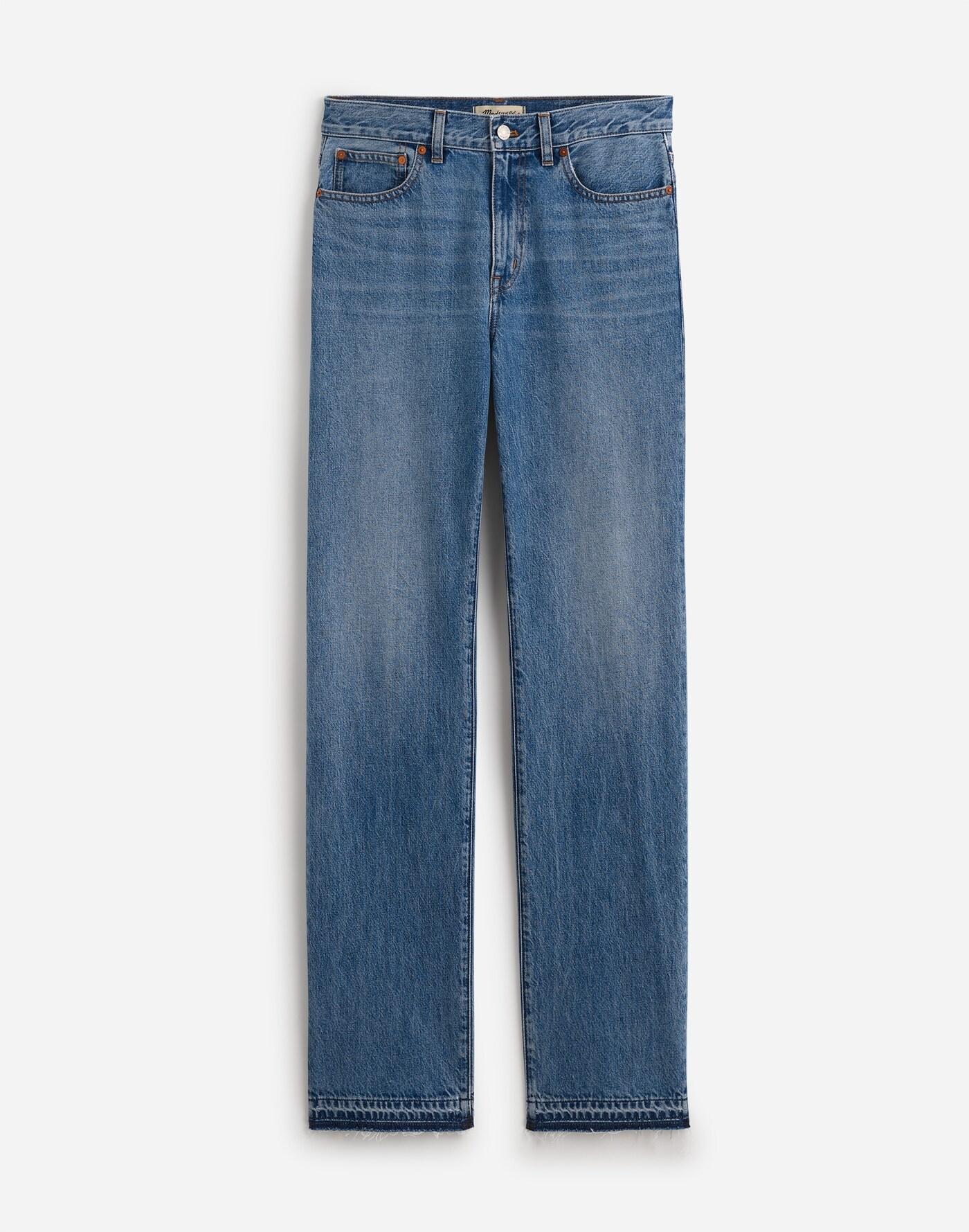 The Plus Rail Straight Jean in Reston Wash: Released-Hem Edition Product Image