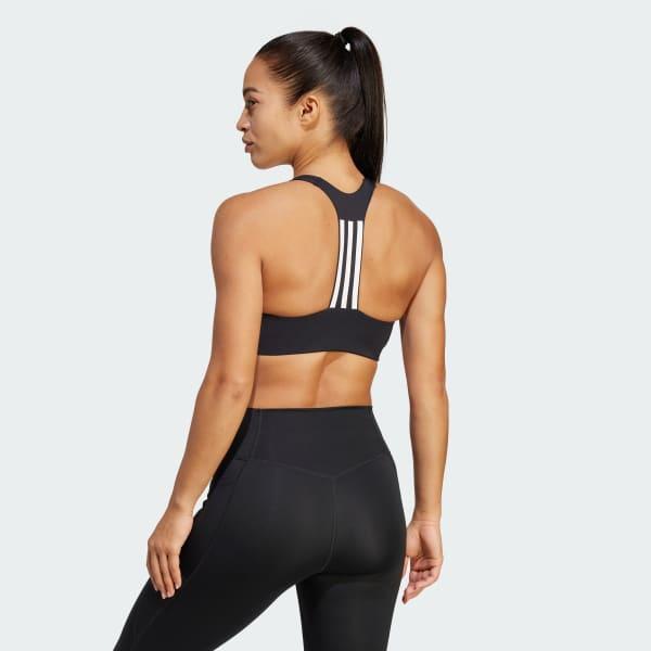 adidas Powerimpact Bra for Training Pure Ruby M Womens Product Image