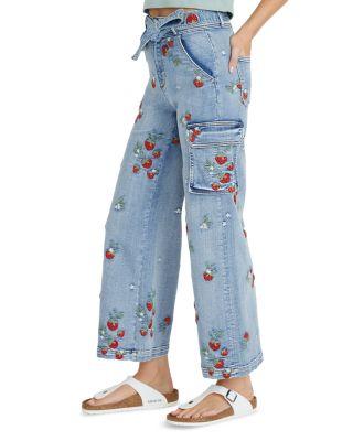 Olivia X Strawberry Fields Jeans in Light Wash Product Image