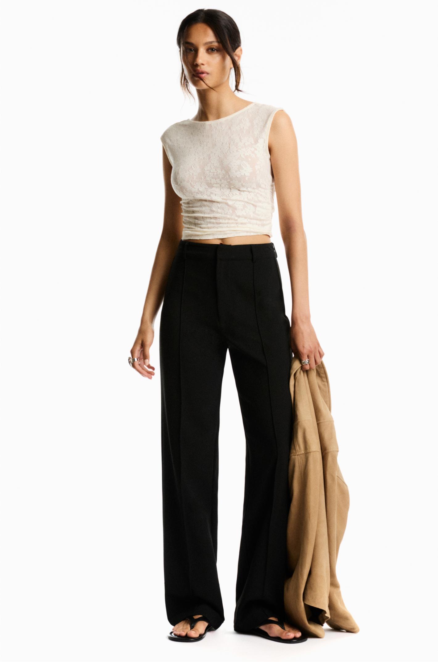 Formal pants with seam detail Product Image