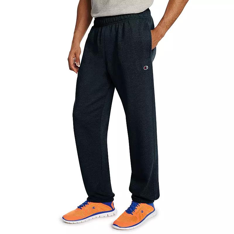 Mens Champion Cinched Fleece Pants Blue Product Image