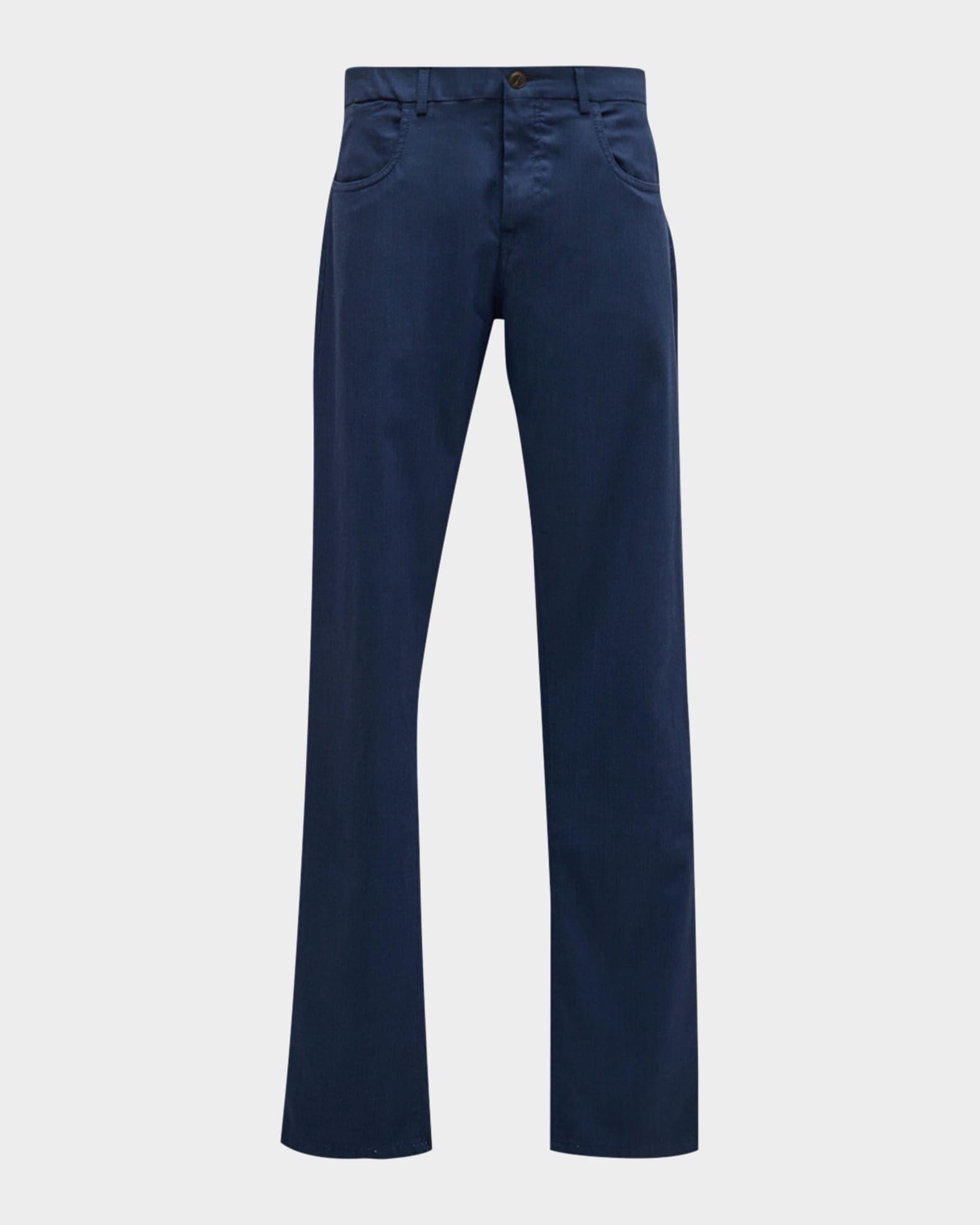 Men's Solid 5-Pocket Pants Product Image